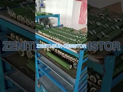 Στρογγυλός αντιστάτης πληγών καλωδίων φρένων αντιστατών δύναμης τσιμέντου μορφής κεραμικός